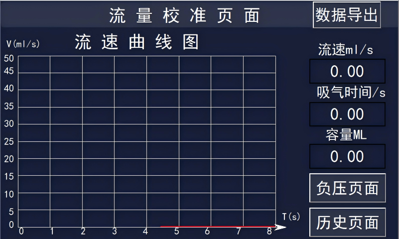 電子煙（yān）測試設備操（cāo）作界麵